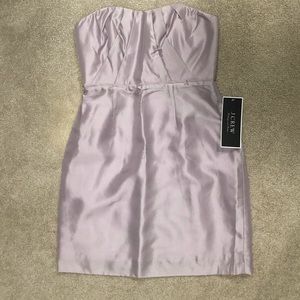 Silk J Crew strapless dress